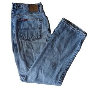 Vintage Ralph Lauren Polo Saturday Jeans Faded Light Blue Denim Fits 36 x 30
